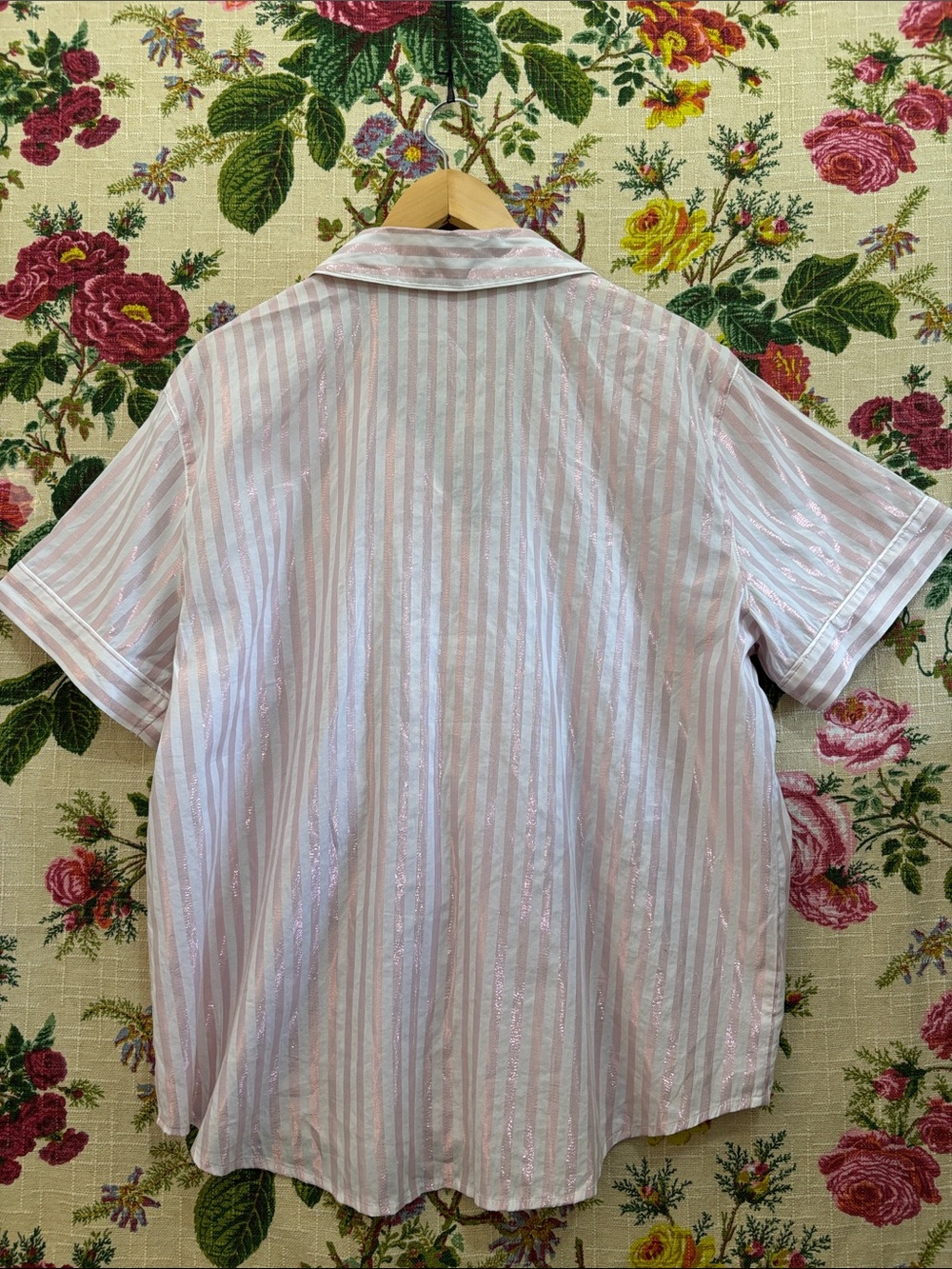 XL Victorias Secret Pajamas Set New with Tags Iconic Pink and White Stripes - Picture 4 of 12